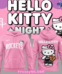 Houston Rockets x Hello Kitty Pink Hoodie