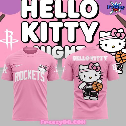 Houston Rockets x Hello Kitty Pink T-Shirt