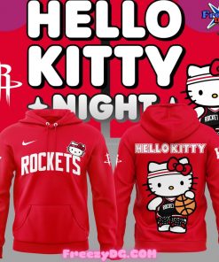 Houston Rockets x Hello Kitty Red Hoodie