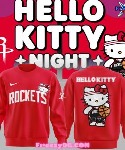 Houston Rockets x Hello Kitty Red Sweatshirt