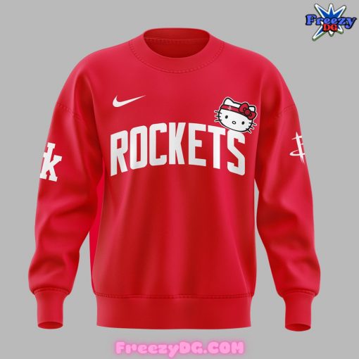 Houston Rockets x Hello Kitty Red Sweatshirt