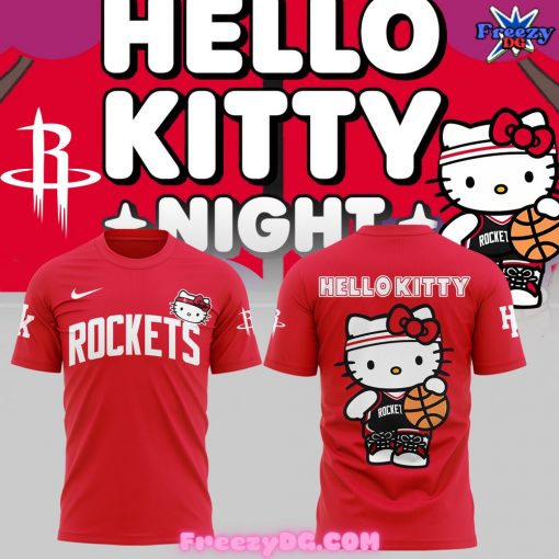 Houston Rockets x Hello Kitty Red T-Shirt