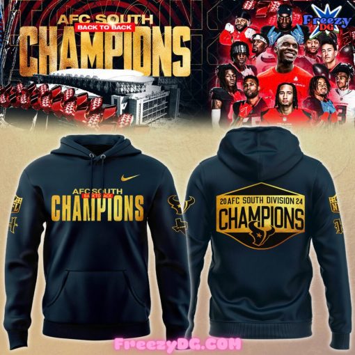 Houston Texans AFC South Champions 2024 Hoodie