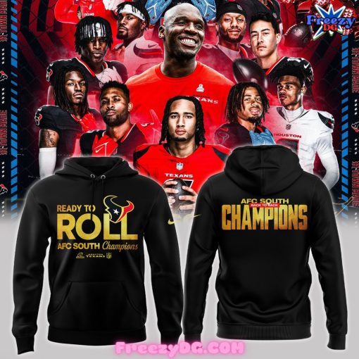 Houston Texans Back-to-Back Champions Black 2024 Hoodie