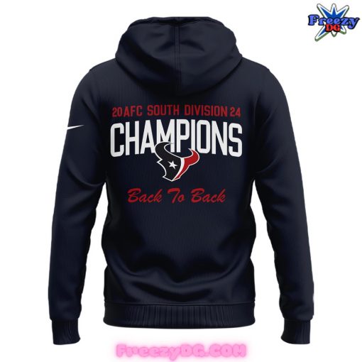 Houston Texans Back-to-Back Champions 2024 Hoodie