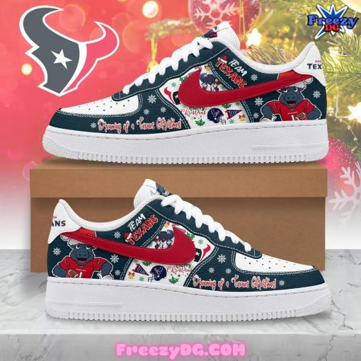 Houston Texans Christmas Nike Air Force 1