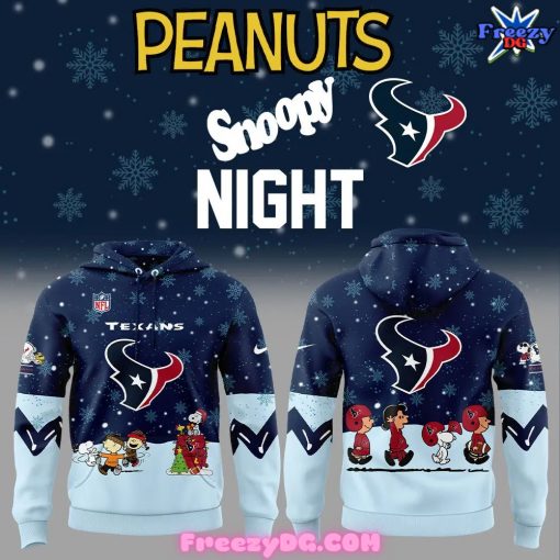 Houston Texans x Peanuts Snoopy Night 2024 Hoodie