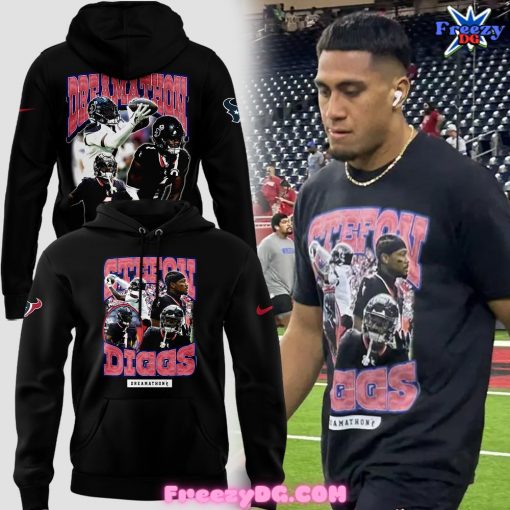 Houston Texans x Stefon Diggs 2024 Black Hoodie