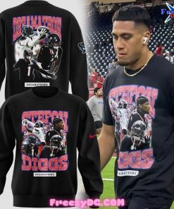 Houston Texans x Stefon Diggs 2024 Black Sweatshirt