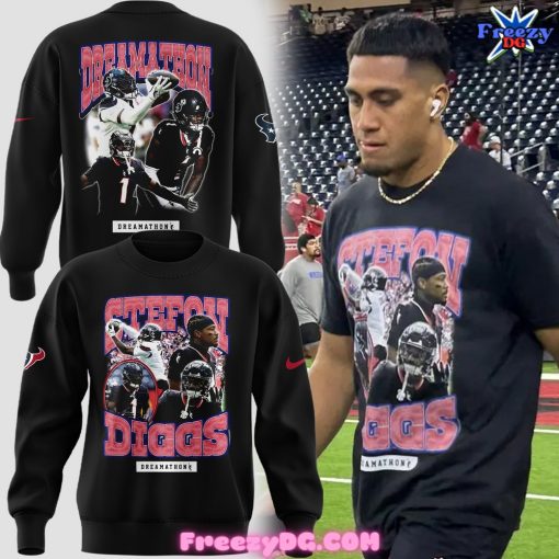 Houston Texans x Stefon Diggs 2024 Black Sweatshirt