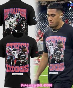 Houston Texans x Stefon Diggs 2024 Black T-Shirt