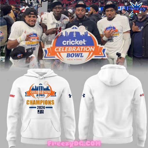 Jackson State Tigers Celebration Bowl Champions 2024 Edition Hoodie