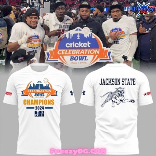 Jackson State Tigers Celebration Bowl Champions 2024 T-Shirt