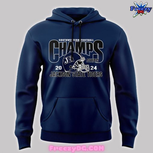 Jackson State Tigers Champions Special Blue Hoodie