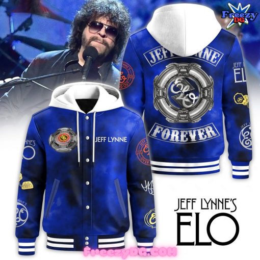 Jeff Lynne’s ELO Forever Limited Edition Blue Hooded Varsity Jacket