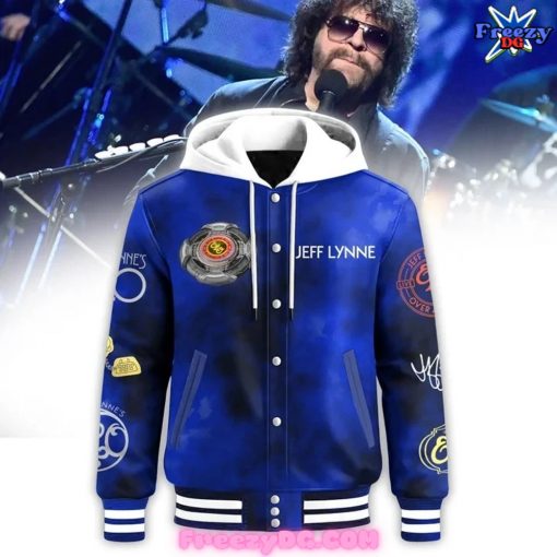 Jeff Lynne’s ELO Forever Limited Edition Blue Hooded Varsity Jacket