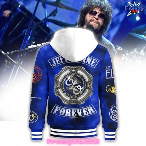 Jeff Lynne’s ELO Forever Limited Edition Blue Hooded Varsity Jacket