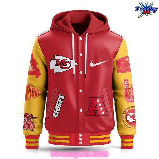 Kansas City Chiefs AFC West Reigning Champions Hooded Varsity Jacket