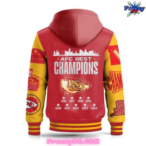 Kansas City Chiefs AFC West Reigning Champions Hooded Varsity Jacket