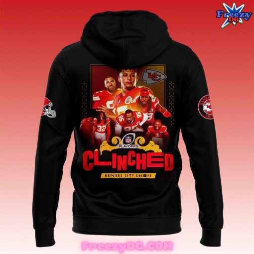 Kansas City Chiefs Clinched Playoff AFC 2024 Black Hoodie