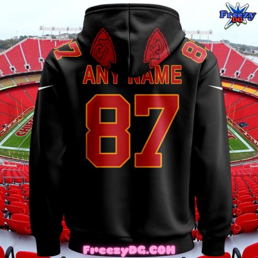 Kansas City Chiefs Custom 2024 Black Hoodie