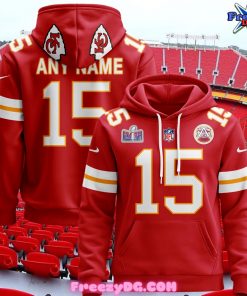 Kansas City Chiefs Custom 2024 Red Hoodie