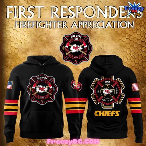 Kansas City Chiefs Firefighter Appreciation Night 2024 Hoodie