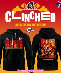 Kansas City Chiefs NFL Playoffs 2024 Black Hoodie