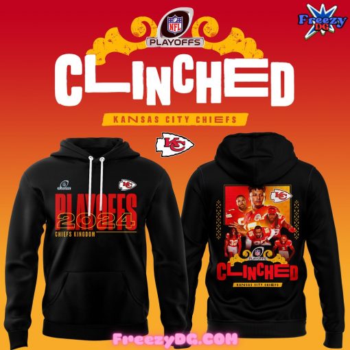 Kansas City Chiefs NFL Playoffs 2024 Black Hoodie