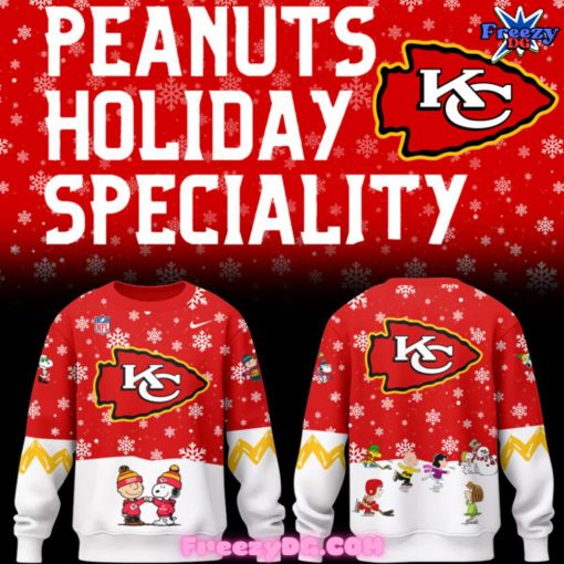 Kansas City Chiefs Peanuts Holiday Specialty Sweatshirt