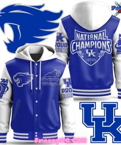 Kentucky Wildcats Champions 2024 Hooded Varsity Jacket