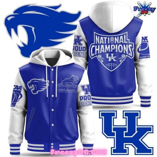 Kentucky Wildcats Champions 2024 Hooded Varsity Jacket