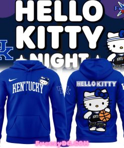 Kentucky Wildcats x Hello Kitty Blue Hoodie