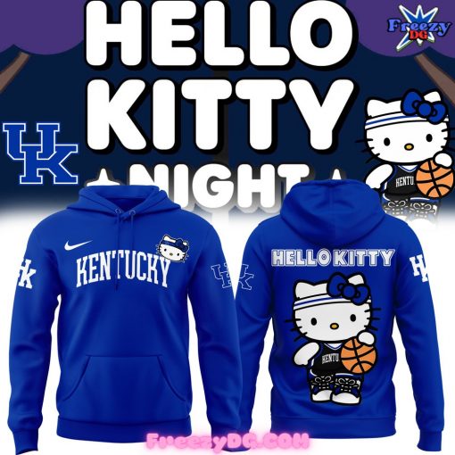 Kentucky Wildcats x Hello Kitty Blue Hoodie