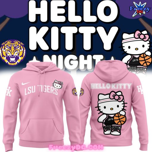 LSU Tigers Collab Hello Kitty Pink Hoodie