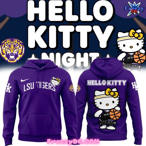 LSU Tigers Collab Hello Kitty Purple Hoodie