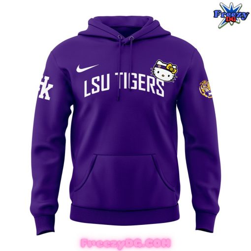 LSU Tigers Collab Hello Kitty Purple Hoodie