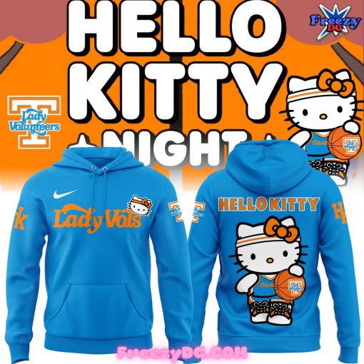 Lady Vols Basketball x Hello Kitty Blue Hoodie