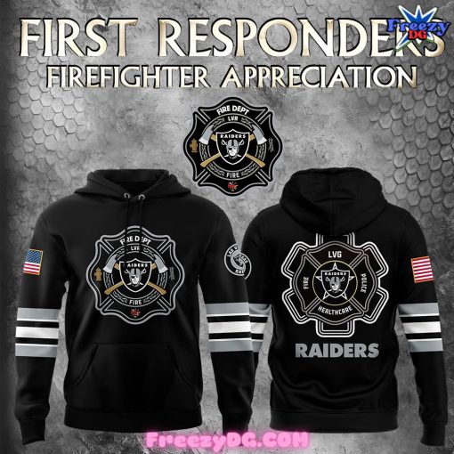 Las Vegas Raiders Firefighter Appreciation Night 2024 Hoodie