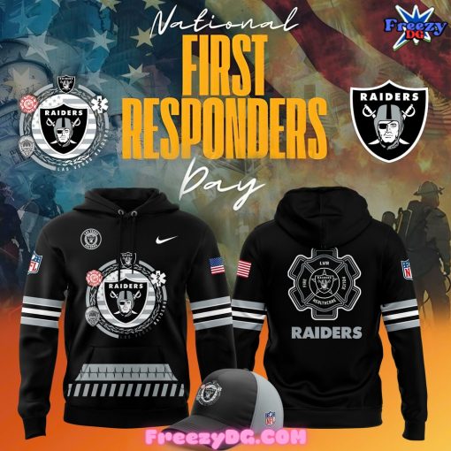 Las Vegas Raiders National First Responders Day Edition Hoodie