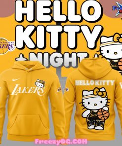 Los Angeles Lakers x Hello Kitty Gold Hoodie