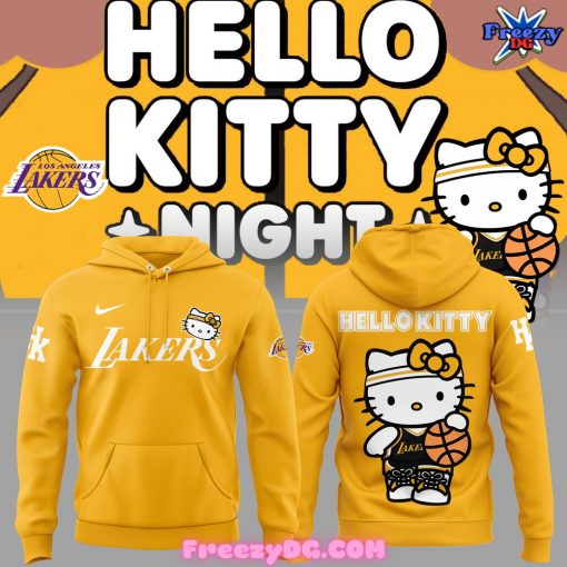 Los Angeles Lakers x Hello Kitty Gold Hoodie