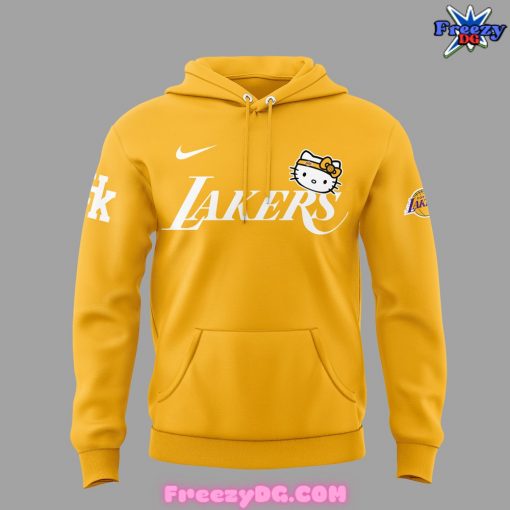 Los Angeles Lakers x Hello Kitty Gold Hoodie