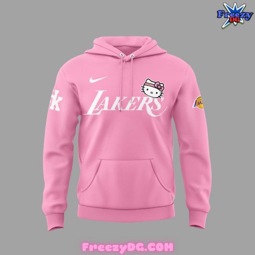 Los Angeles Lakers x Hello Kitty Pink Hoodie