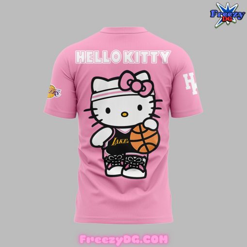 Los Angeles Lakers x Hello Kitty Pink T-Shirt