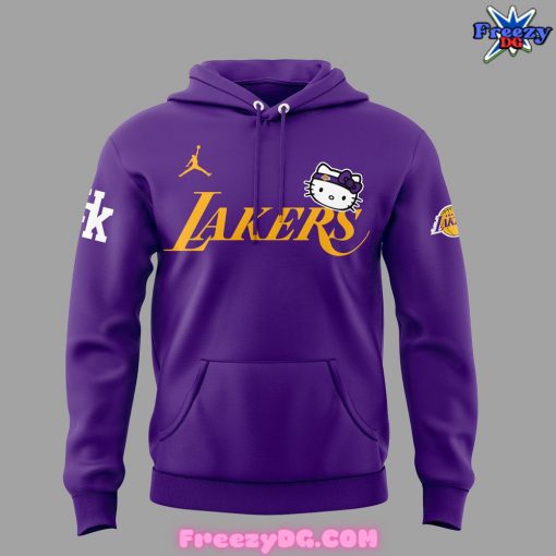 Los Angeles Lakers x Hello Kitty Purple Hoodie