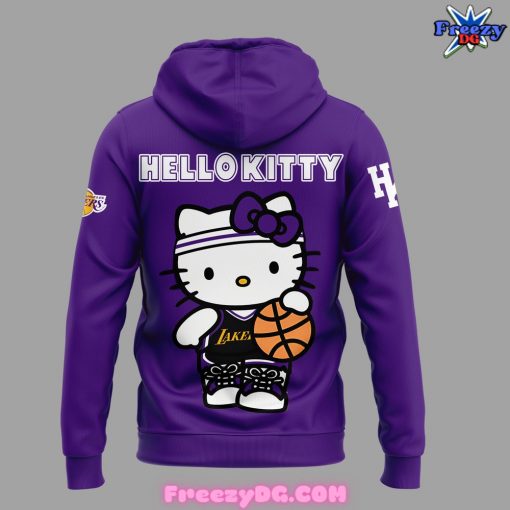 Los Angeles Lakers x Hello Kitty Purple Hoodie