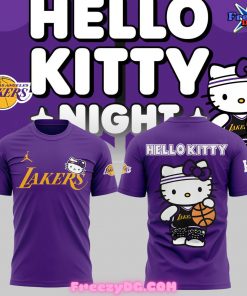 Los Angeles Lakers x Hello Kitty Purple T-Shirt