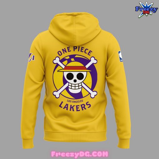 Los Angeles Lakers x One Piece Limited Edition Yellow Hoodie