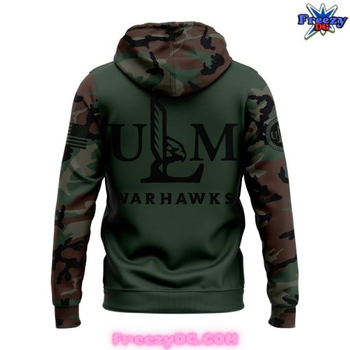 Louisiana-Monroe Warhawks Salute to Service 2024 Camo Hoodie